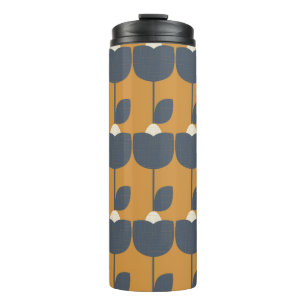 Modern abstract seamless geometric pattern with st thermal tumbler