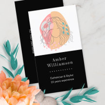 Modern Abstract Shapes Boho Orange Pink Woman Chic
