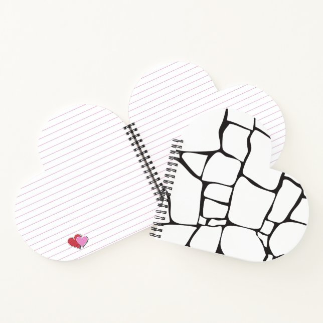 Modern Abstract Stone Pattern Notebook (Inside)