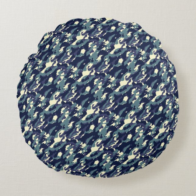 Modern Abstract Texture design Round Cushion (Front)