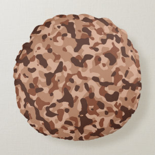 Modern Abstract Texture design Round Cushion