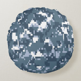 Modern Abstract Texture design Round Cushion