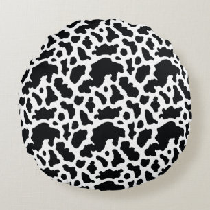Modern Abstract Texture design Round Cushion