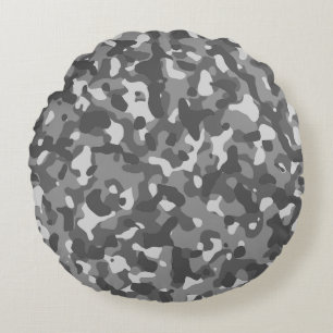 Modern Abstract Texture design Round Cushion