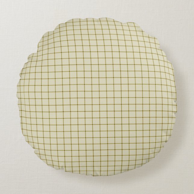 Modern Abstract Texture design Round Cushion (Front)