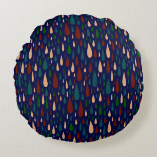 Modern Abstract Texture design Round Cushion