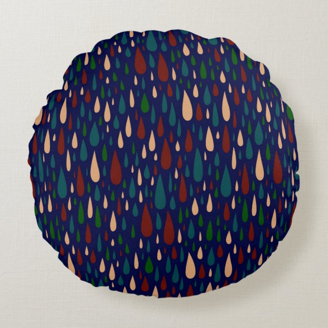 Modern Abstract Texture design Round Cushion (Front)