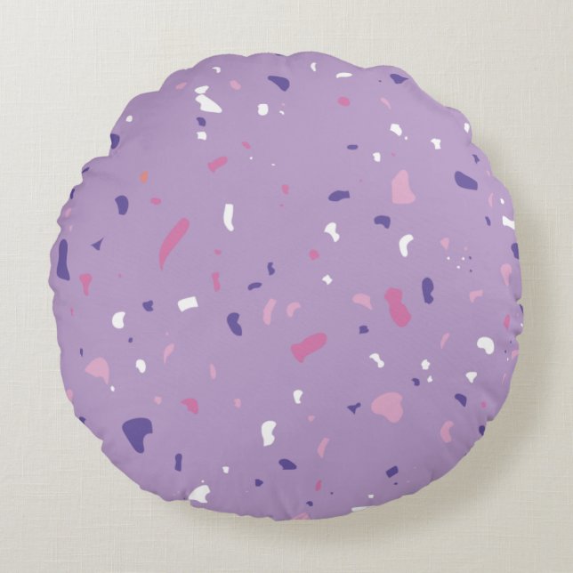 Modern Abstract Texture design Round Cushion (Front)