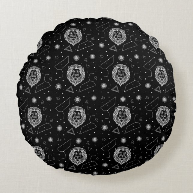 Modern Abstract Texture design Round Cushion (Front)