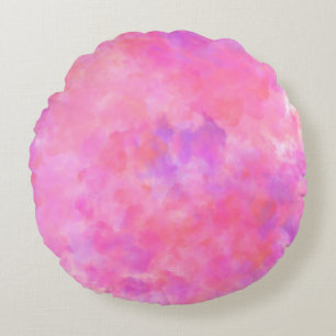 Modern Abstract Texture design Round Cushion