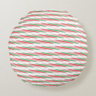 Modern Abstract Texture design  Round Cushion
