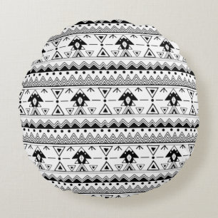 Modern Abstract Texture design Round Cushion