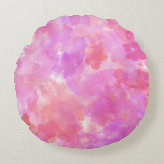 Modern Abstract Texture design Round Cushion (Front)