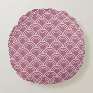 Modern Abstract Texture design Round Cushion
