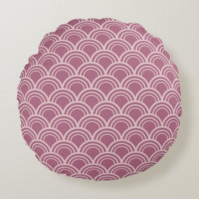 Modern Abstract Texture design Round Cushion (Front)