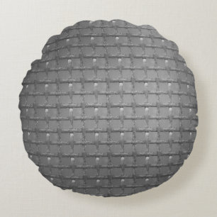 Modern Abstract Texture design Round Cushion