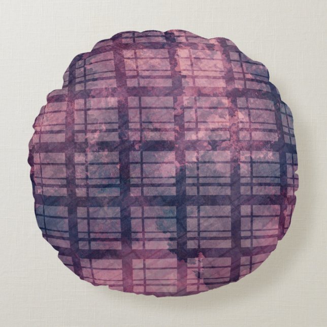 Modern Abstract Texture design Round Cushion (Front)