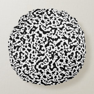 Modern Abstract Texture design Round Cushion