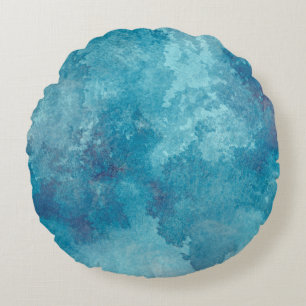 Modern Abstract Texture design Round Cushion