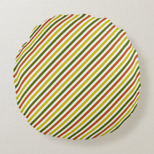 Modern Abstract Texture design Round Cushion