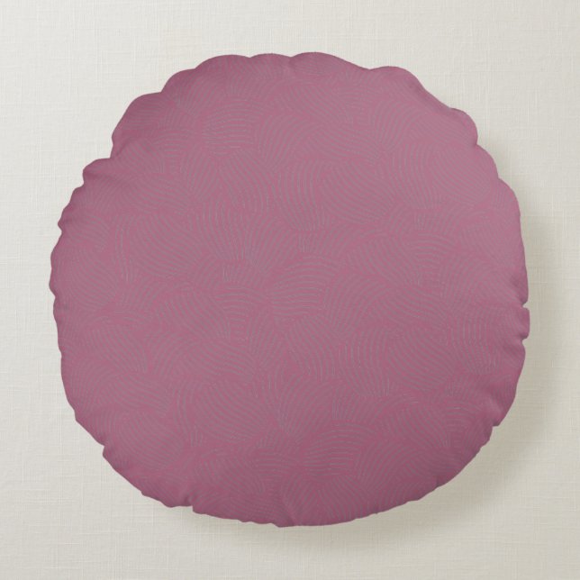 Modern Abstract Texture design Round Cushion (Front)