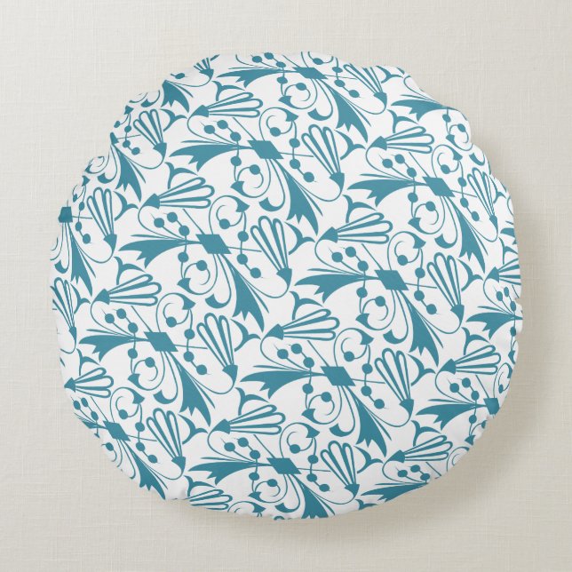 Modern Abstract Texture design Round Cushion (Front)