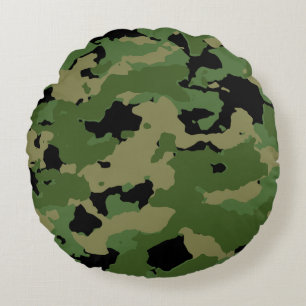 Modern Abstract Texture design Round Cushion
