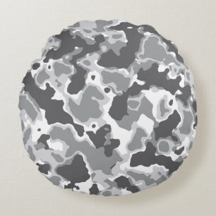 Modern Abstract Texture design Round Cushion