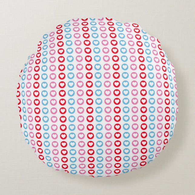Modern Abstract Texture design  Round Cushion (Front)