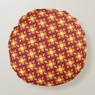 Modern Abstract Texture design Round Cushion