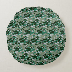 Modern Abstract Texture design Round Cushion