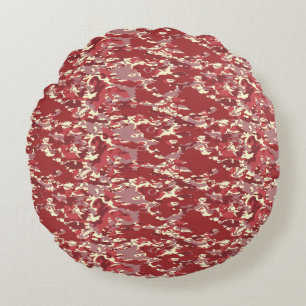 Modern Abstract Texture design Round Cushion