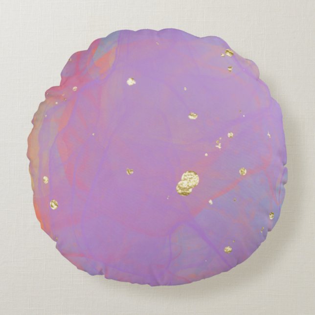 Modern Abstract Texture design Round Cushion (Front)