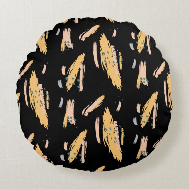 Modern Abstract Texture design Round Cushion (Front)