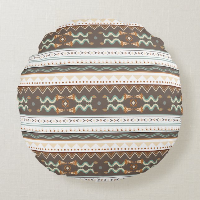 Modern Abstract Texture design Round Cushion (Front)