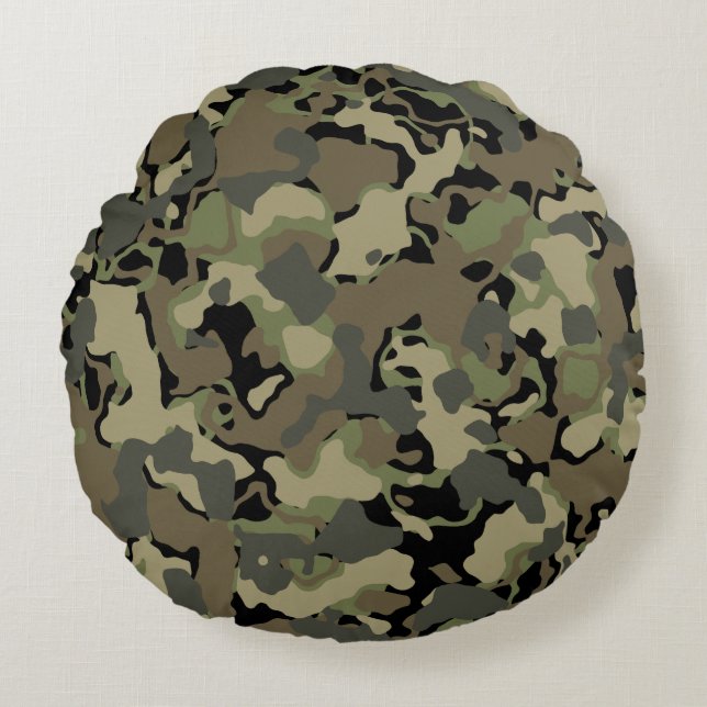 Modern Abstract Texture design Round Cushion (Front)