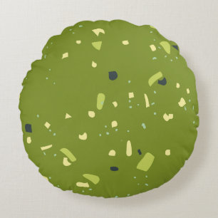 Modern Abstract Texture design Round Cushion