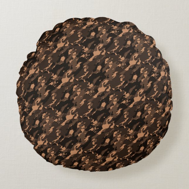 Modern Abstract Texture design Round Cushion (Front)
