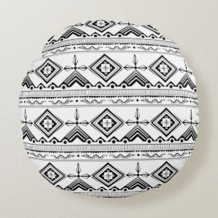 Modern Abstract Texture design Round Cushion