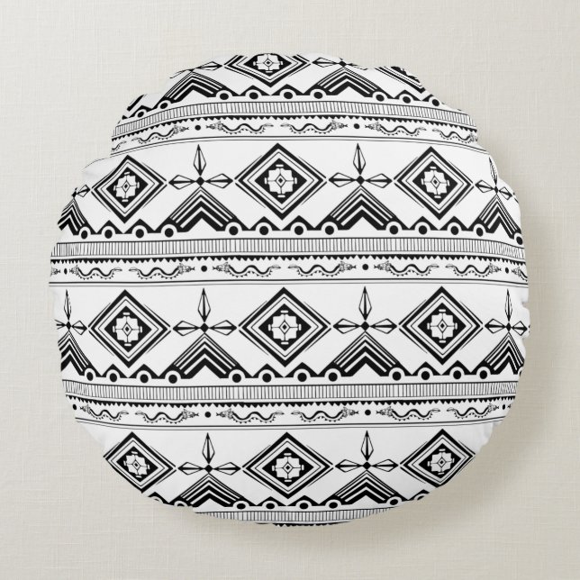 Modern Abstract Texture design Round Cushion (Front)