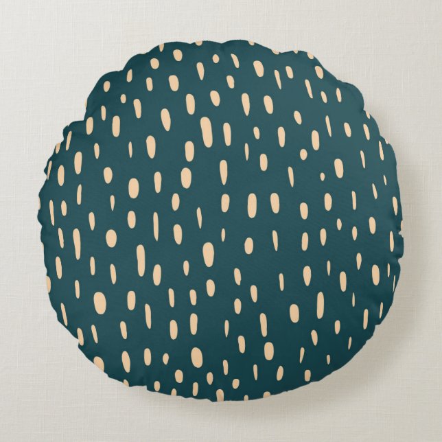 Modern Abstract Texture design Round Cushion (Front)
