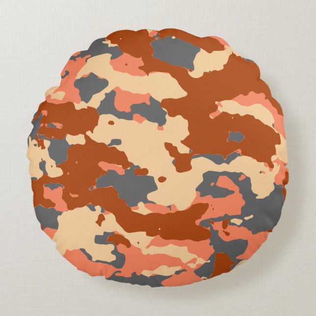 Modern Abstract Texture design Round Cushion (Front)