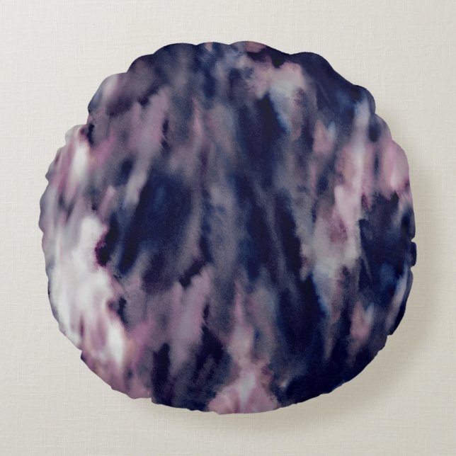 Modern Abstract Texture design Round Cushion (Front)