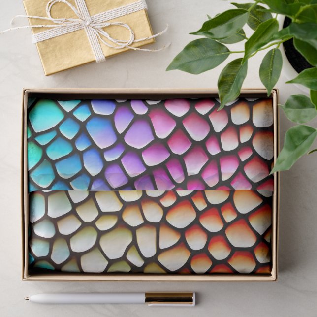 Modern Abstract Texture design Tissue Paper (Gift)