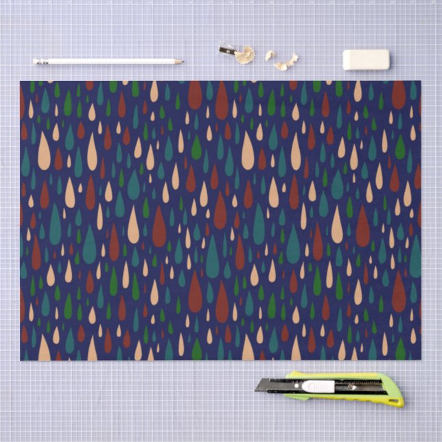 Modern Abstract Texture design Tissue Paper (Craft)
