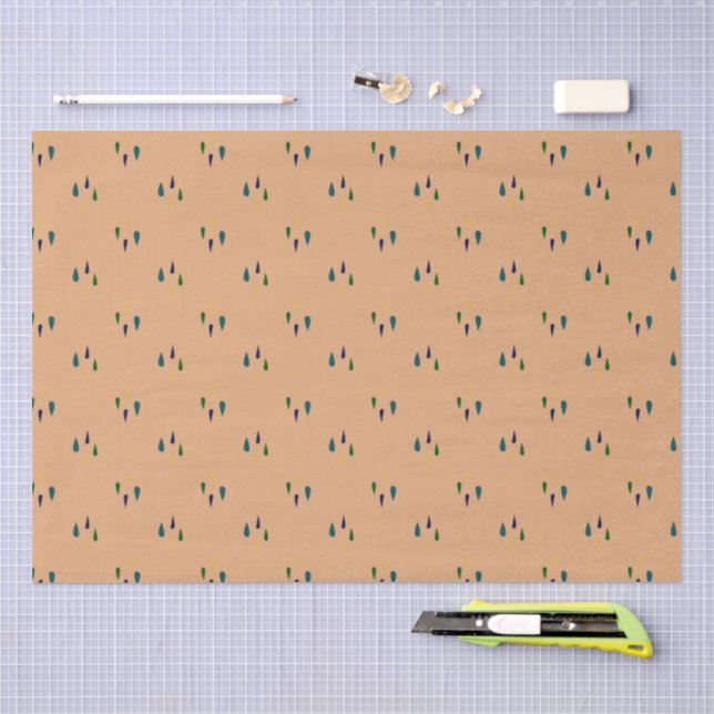 Modern Abstract Texture design Tissue Paper (Craft)