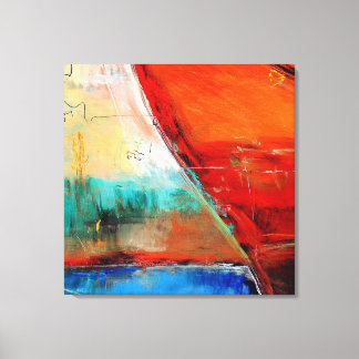 Modern Abstract Texture Pattern Canvas Print
