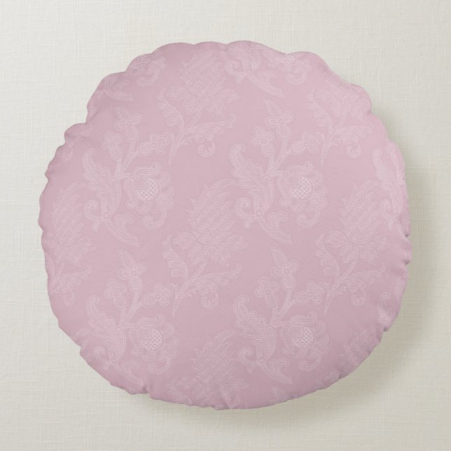 Modern Abstract Texture Round Cushion (Front)