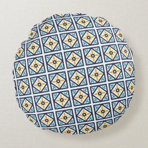 Modern Abstract Texture Round Cushion