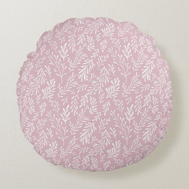 Modern Abstract Texture Round Cushion (Front)